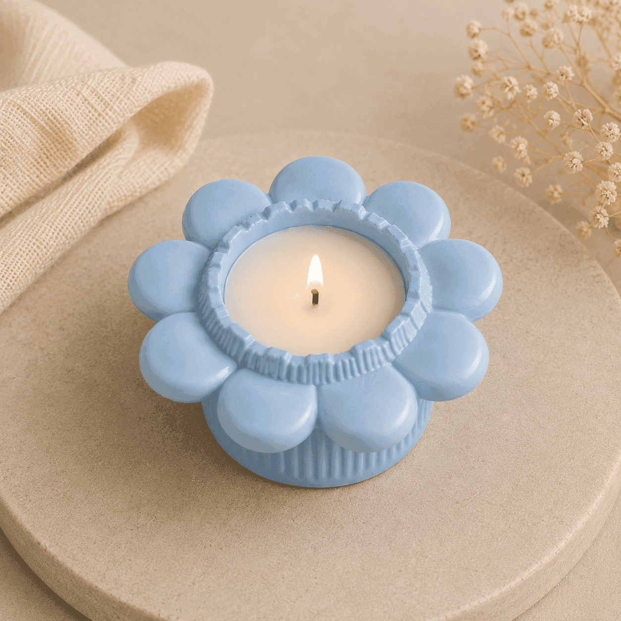Daffodil Candle